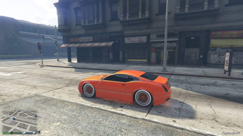 Orange Coupe Cruise